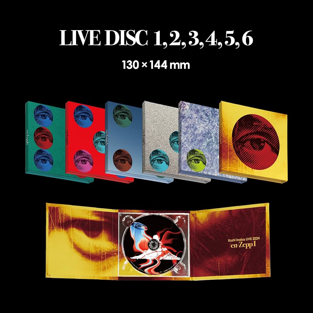 Amazon.co.jp: LIVE DVD「Koshi Inaba LIVE 2024 ~en-Zepp~COMPLETE